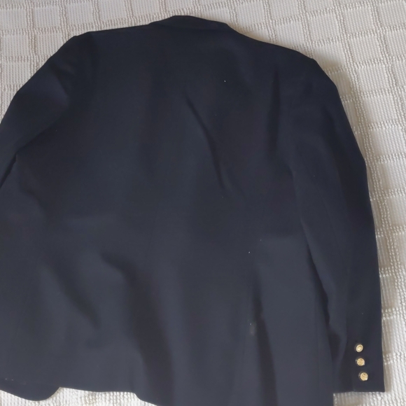 Oversized Pendleton Black Blazer 100% Virgin Wool Size 14 - Picture 6 of 7